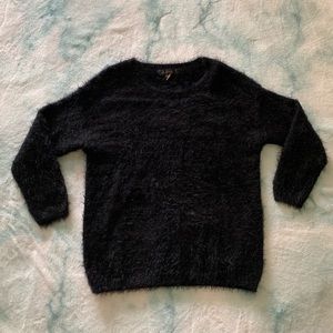 Black Fuzzy Sweater
